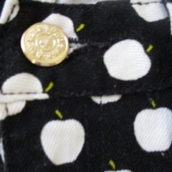 Kate Spade Broome Street Apple prt Ankle Jeans 24 - Picture 3 of 6